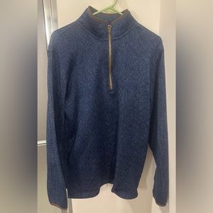 Men’s navy weatherproof quarter zip